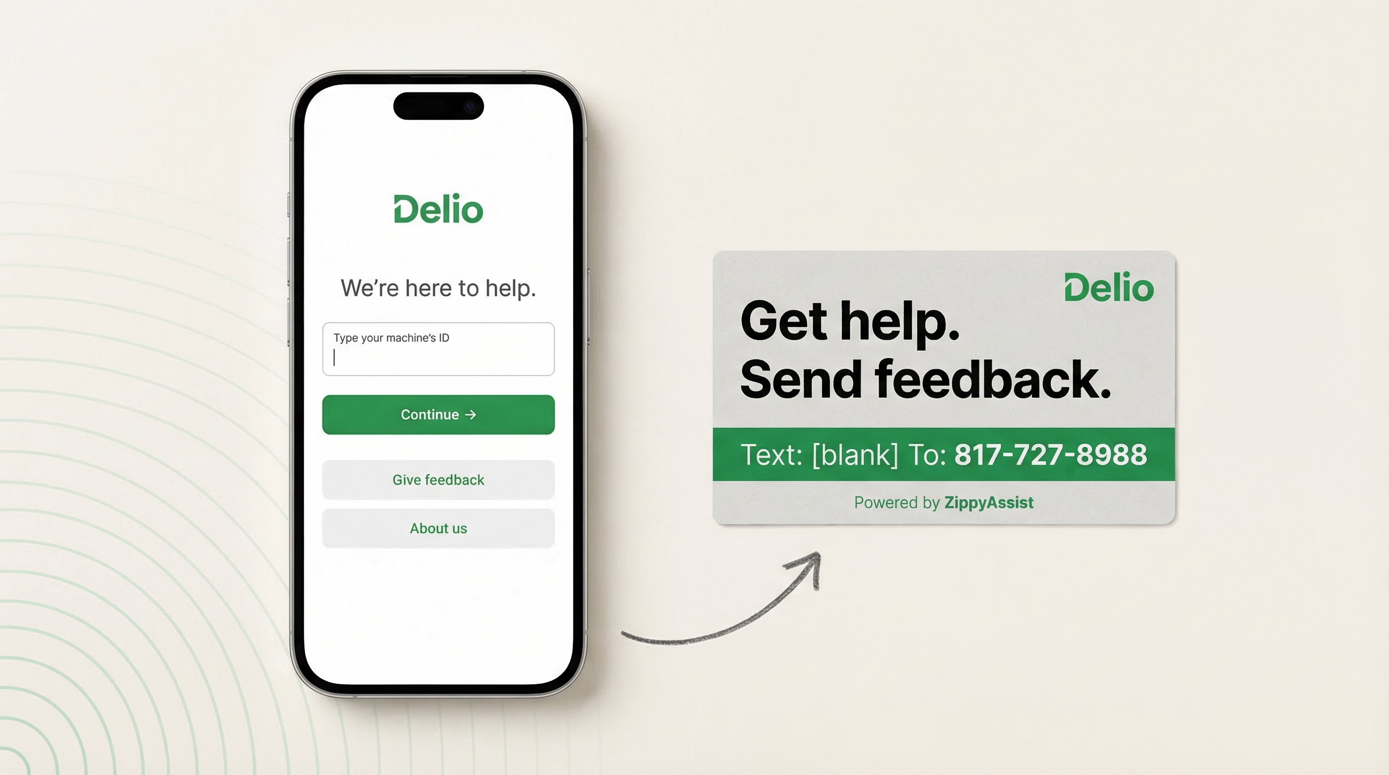 Delio ZippyAssist app for support and product requests