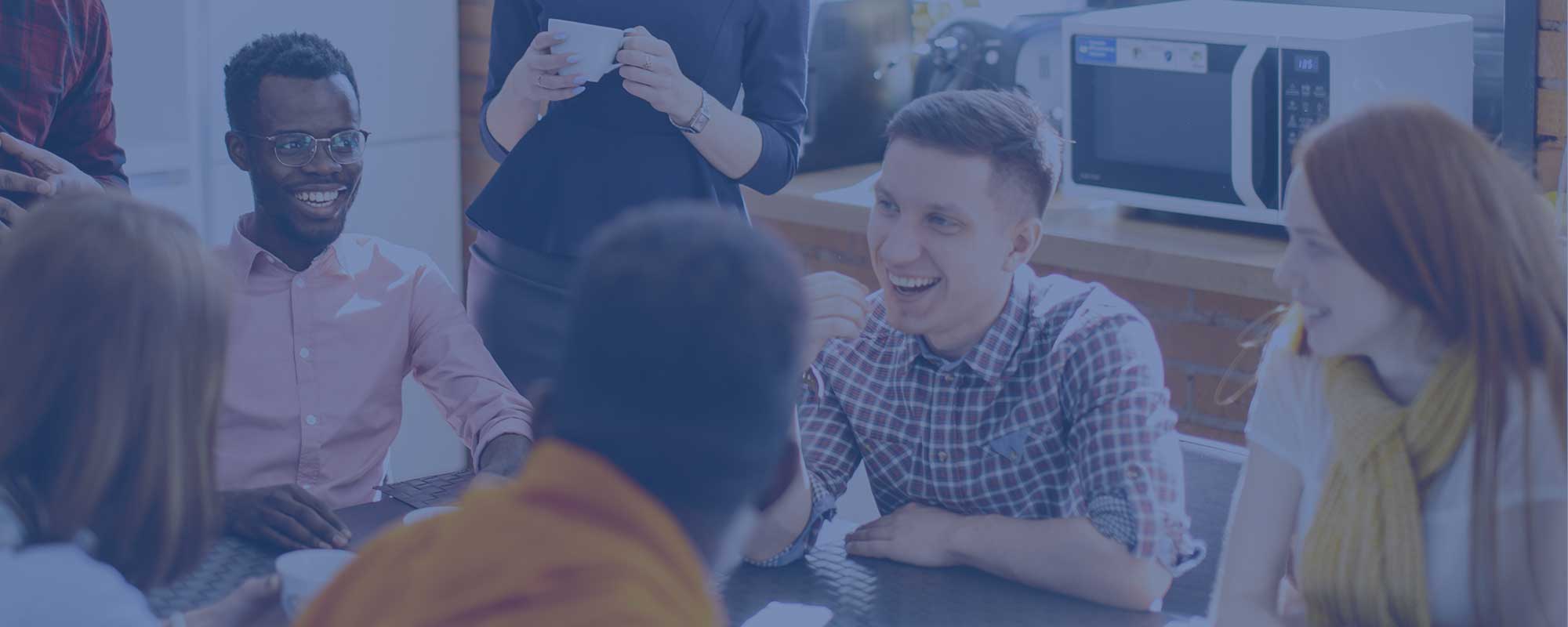 Example micro market setup for a downtown office