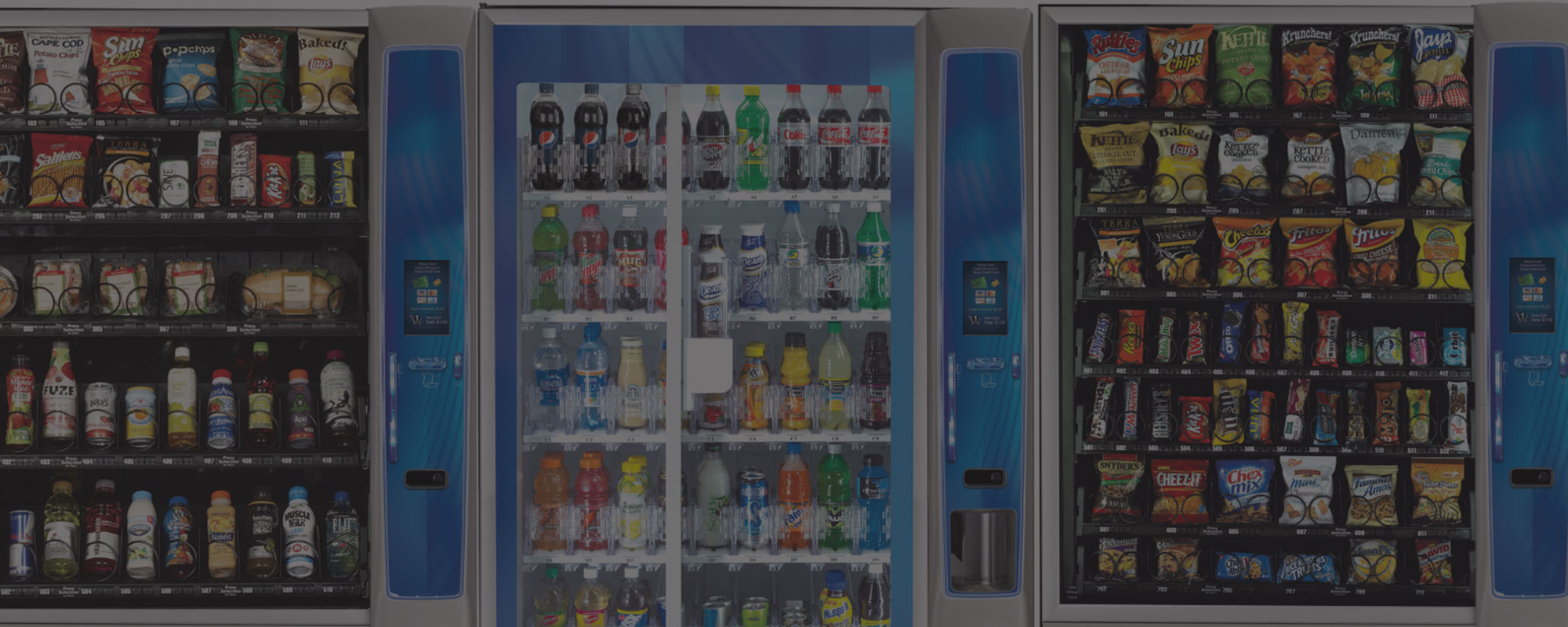 Example vending and fresh food setup for a logistics site
